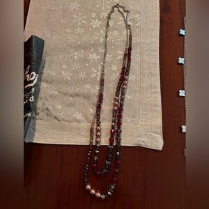 Elegant Multi-Color Beaded Necklace